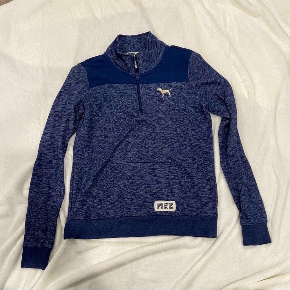 PINK Victoria's Secret Half Zip Pullover Sweatshirt